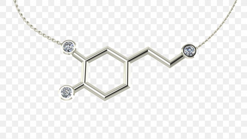 Necklace Molecule Gold Dopamine Jewellery, PNG, 1137x640px, Necklace, Body Jewellery, Body Jewelry, Brass, Charms Pendants Download Free