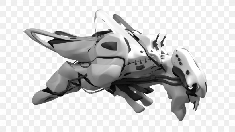 Science Fiction Mecha Three-dimensional Space Spacecraft Ship, PNG, 1024x576px, 3d Computer Graphics, 3d Modeling, Science Fiction, Autodesk 3ds Max, Black And White Download Free