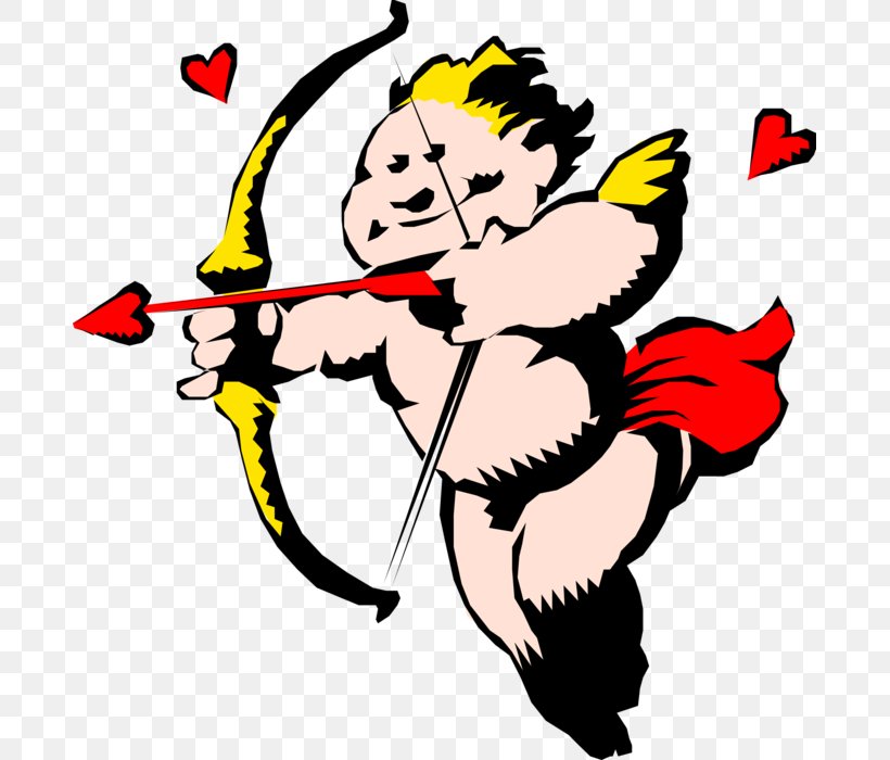 Cupid Clip Art Image Vector Graphics, PNG, 685x700px, Cupid, Cartoon, Fictional Character, Heart, Love Download Free