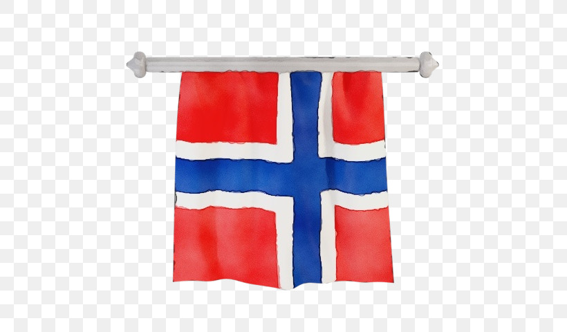 Flag Flag Of Norway Royalty-free Pennant Flag Norway, PNG, 640x480px, Watercolor, Flag, Flag Of Norway, Maritime Flag, Norway Download Free