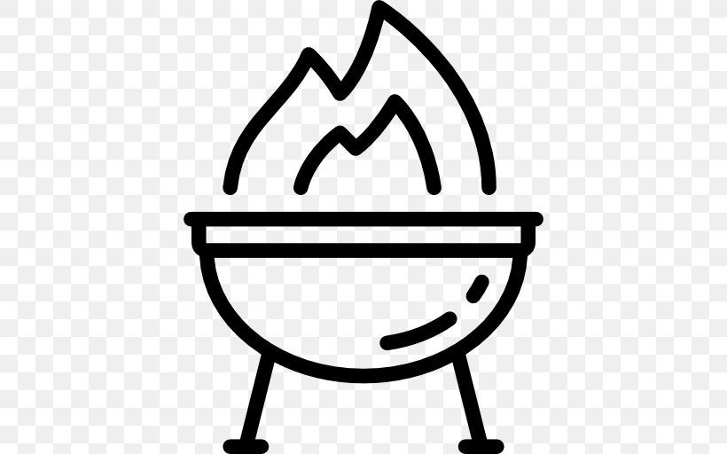 Barbecue Hamburger Grilling Food Cooking, PNG, 512x512px, Barbecue, Barbecue Restaurant, Black And White, Cooking, Food Download Free