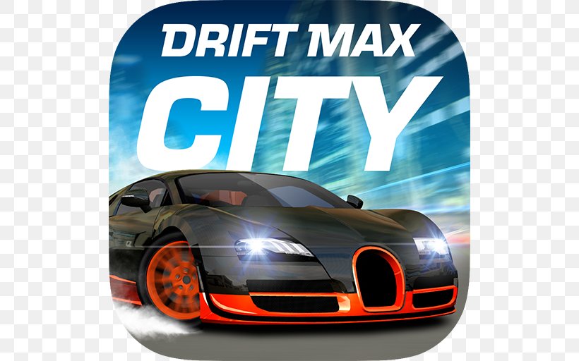 Bugatti Veyron Drift Max City, PNG, 512x512px, 3d Car Racing Drift, Bugatti Veyron, Android, Auto Racing, Automotive Design Download Free