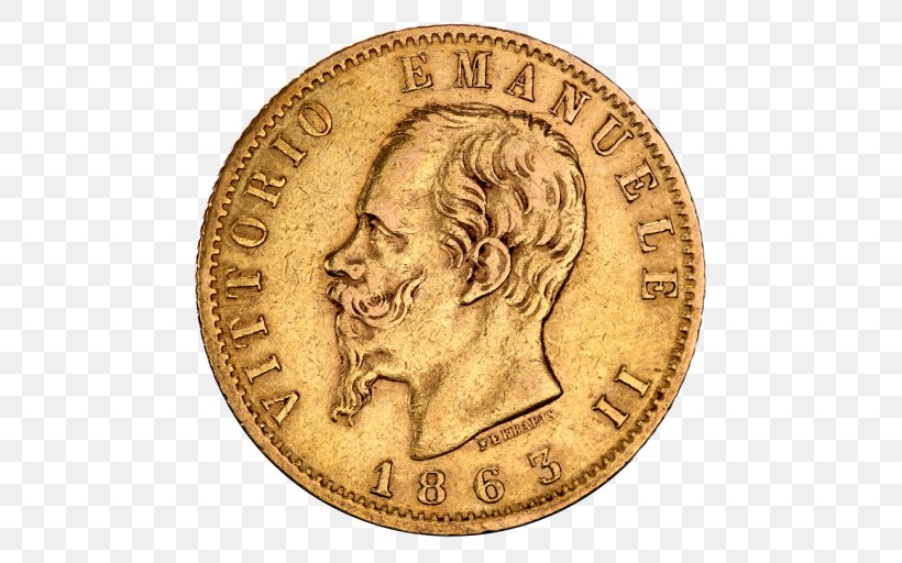 Coin Gold Italy Italian Lira 20 Lire, PNG, 512x512px, 20 Lire, Coin, Ancient History, Cash, Coins Of The Italian Lira Download Free