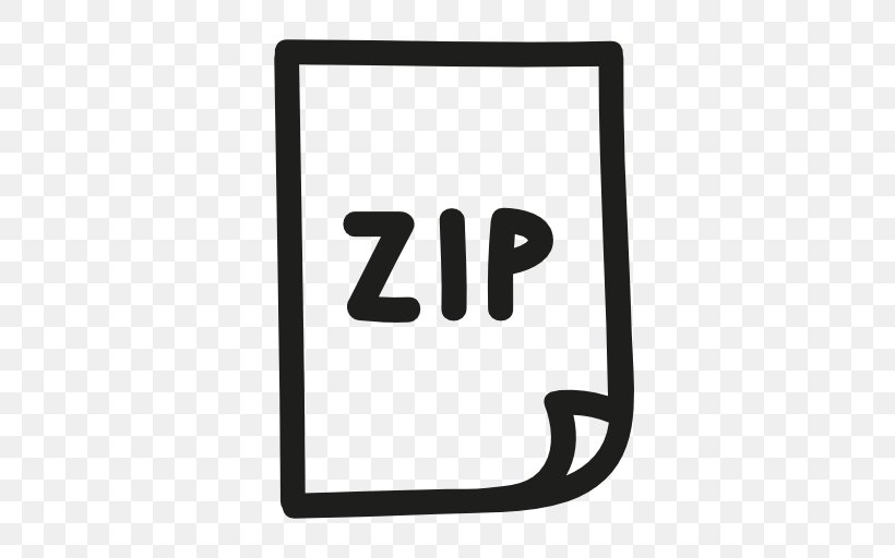 Zip Symbol, PNG, 512x512px, Zip, Brand, Image File Formats, Rectangle, Sign Download Free