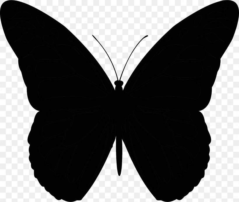 Butterfly Vector Graphics Clip Art Silhouette, PNG, 2400x2028px, Butterfly, Art, Black, Blackandwhite, Brushfooted Butterfly Download Free