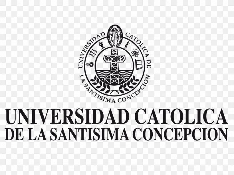 Catholic University Of The Most Holy Conception Logo Organization Brand Font, PNG, 1024x768px, Logo, Area, Black And White, Brand, Label Download Free