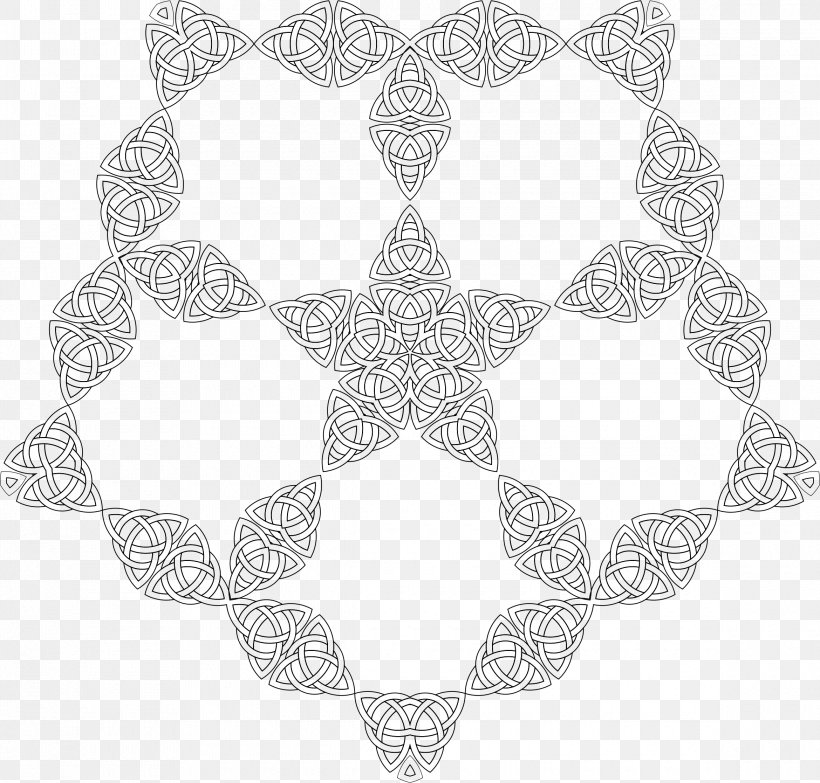 Celtic Knot Visual Arts Drawing, PNG, 2340x2236px, Celtic Knot, Area, Art, Black And White, Celts Download Free