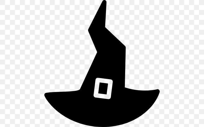 Witch Hat Witchcraft Clip Art, PNG, 512x512px, Witch, Artwork, Black And White, Hat, Headgear Download Free