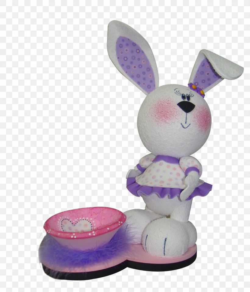Easter Bunny Figurine Animal, PNG, 1374x1600px, Easter Bunny, Animal, Easter, Figurine, Purple Download Free