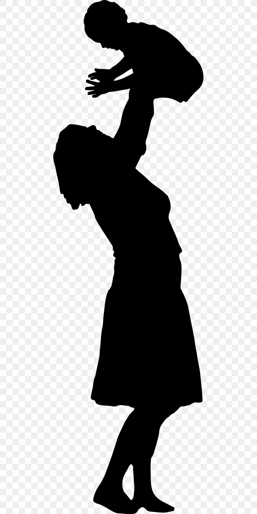 Mother Silhouette Clip Art, PNG, 960x1920px, Mother, Art, Black And White, Child, Family Download Free