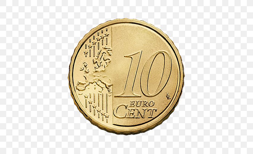 10 Euro Cent Coin 10 Euro Note 1 Cent Euro Coin, PNG, 500x500px, 1 Cent Euro Coin, 10 Euro Note, Coin, Bank, Banknote Download Free