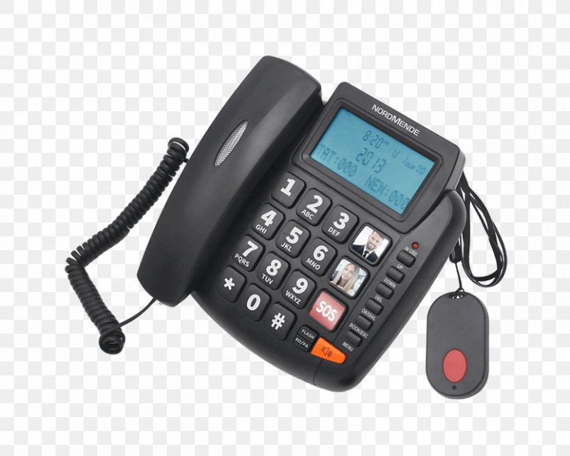 Nordmende Telephone Home & Business Phones Analog Signal Liquid-crystal Display, PNG, 850x680px, Nordmende, Analog Signal, Analog Telephone Adapter, Brondi, Caller Id Download Free