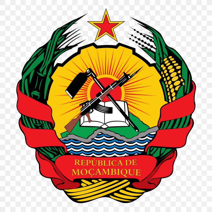 Portuguese Mozambique People's Republic Of Mozambique Emblem Of Mozambique Coat Of Arms, PNG, 1200x1200px, Mozambique, Africa, Art, Coat Of Arms, Flag Of Mozambique Download Free
