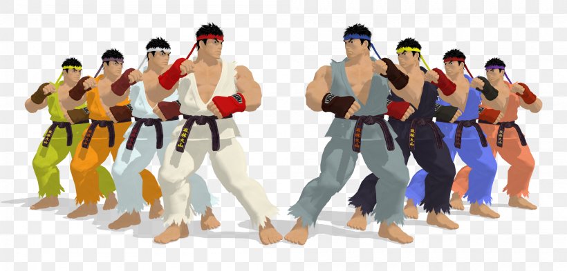 Super Smash Bros. For Nintendo 3DS And Wii U Ryu, PNG, 2000x960px, Wii U, Action Figure, Bayonetta, Costume, Figurine Download Free