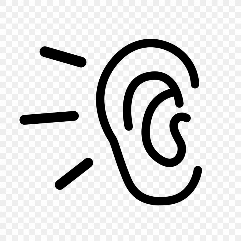 Listening Symbol PNG 1200x1200px Listening Active Listening Black 