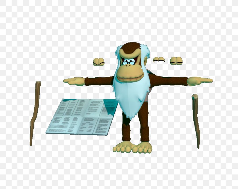 Donkey Kong Country: Tropical Freeze Cranky Kong Mario Wii U, PNG, 750x650px, Donkey Kong Country Tropical Freeze, Beak, Bird, Character, Cranky Kong Download Free