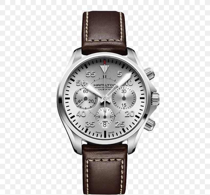 Hamilton Watch Company Chronograph Hamilton Khaki Aviation Pilot Auto Watch Strap, PNG, 500x762px, Hamilton Watch Company, Brand, Chronograph, Hamilton Khaki Aviation Pilot Auto, Metal Download Free