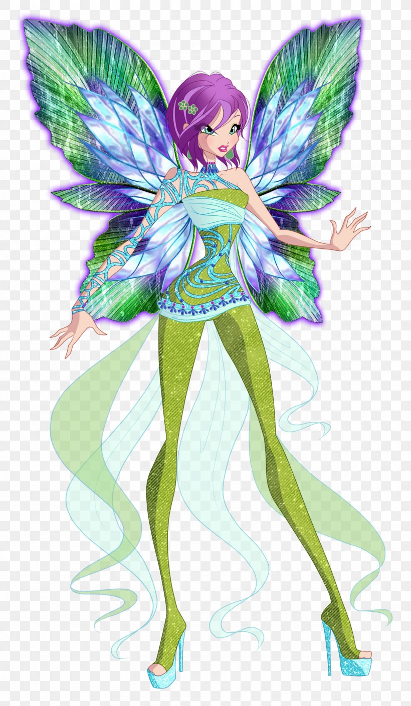 Tecna Stella Bloom Fairy Aisha, PNG, 1280x2202px, Watercolor, Cartoon, Flower, Frame, Heart Download Free