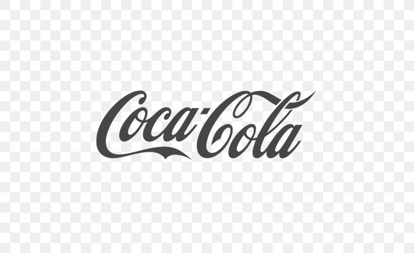 The Coca-Cola Company Fanta, PNG, 500x500px, Cocacola, Black And White, Brand, Calligraphy, Candy Download Free