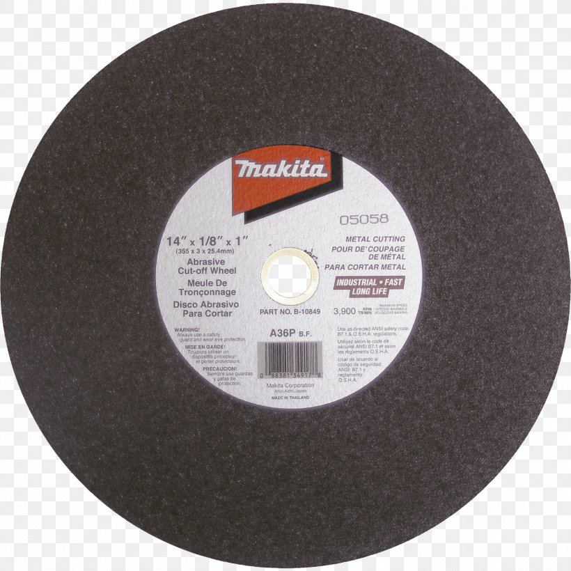 Abrasive Saw Cutting Makita Metal Grinding Wheel, PNG, 1500x1500px, Abrasive Saw, Angle Grinder, Compact Disc, Cutting, Diamond Blade Download Free