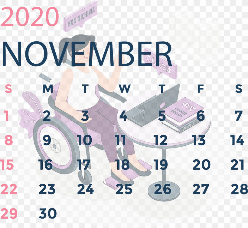 Angle Line Font Purple Area, PNG, 3000x2766px, November 2020 Calendar, Angle, Area, Line, Meter Download Free