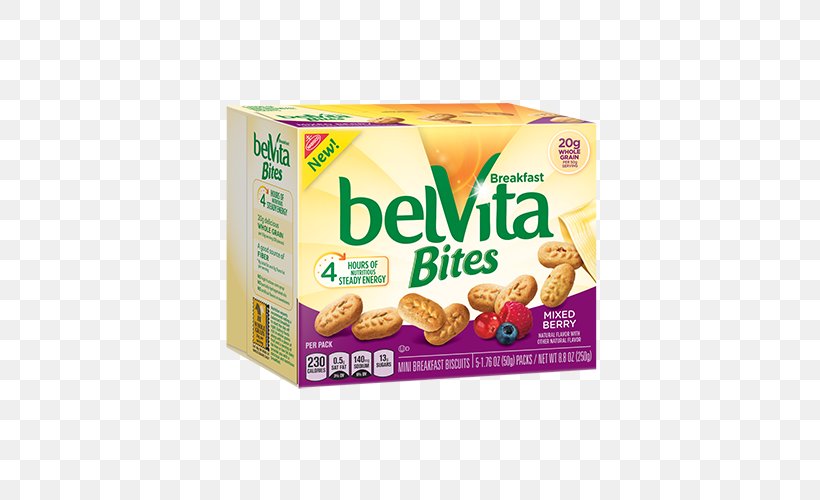 Belvita Breakfast Cereal Biscuit Whole Grain, PNG, 500x500px, Belvita, Biscuit, Breakfast, Breakfast Cereal, Flavor Download Free