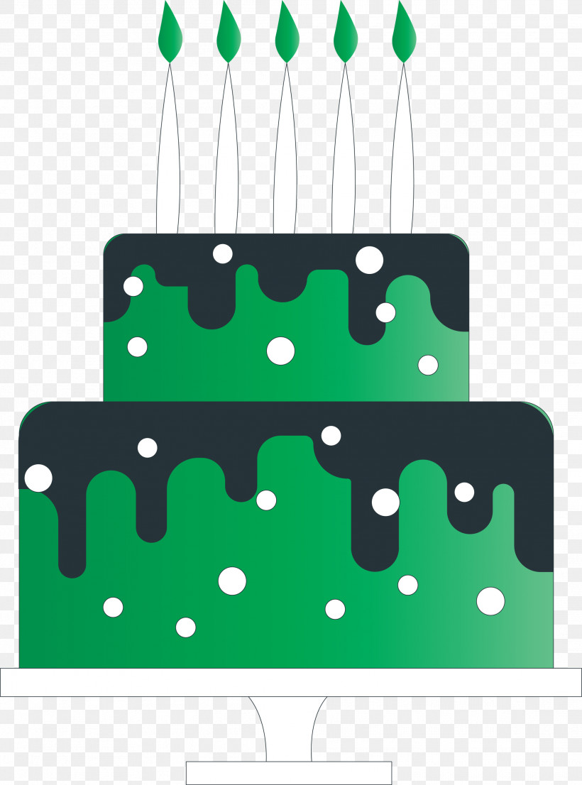 Birthday Cake, PNG, 2224x3000px, Birthday Cake, Green, Meter, Rectangle Download Free