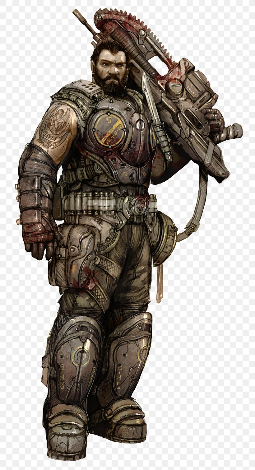 Gears Of War 3 Video Games Gears Of War 2 Epic Games, PNG, 801x1511px, Gears Of War 3, Action Figure, Armour, Character, Concept Art Download Free