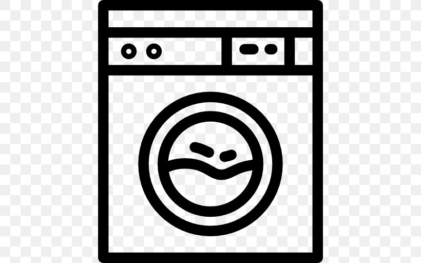 Laundry Symbol Washing Machines Self-service Laundry, PNG, 512x512px, Laundry, Apartment, Area, Bathroom, Black Download Free