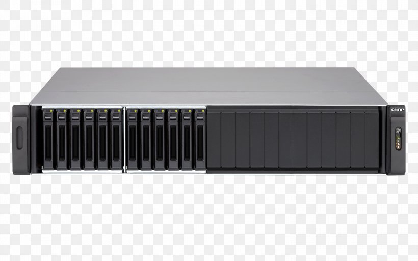 Network Storage Systems Data Storage QNAP Systems, Inc. Serial Attached SCSI Disk Array, PNG, 3000x1875px, Network Storage Systems, Data Storage, Data Storage Device, Disk Array, Electronic Device Download Free