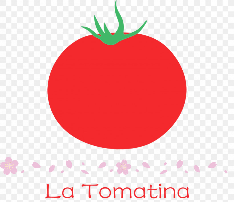 Tomato, PNG, 3000x2589px, La Tomatina, Apple, Line, Local Food, Logo Download Free