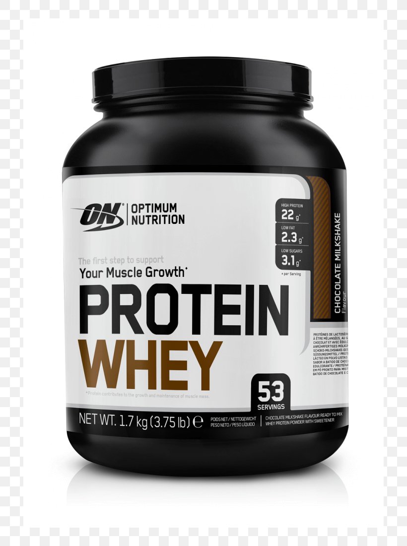 Whey Protein Milkshake Optimum Nutrition Protein Whey Chocolate 1.7 Kg 1.7 Kg, PNG, 726x1100px, Whey Protein, Brand, Carbohydrate, Chocolate, Fat Download Free