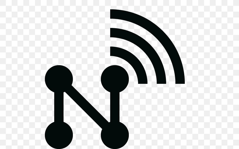 Wireless Network Computer Network Wi-Fi, PNG, 512x512px, Wireless Network, Black And White, Brand, Computer Network, Handheld Devices Download Free