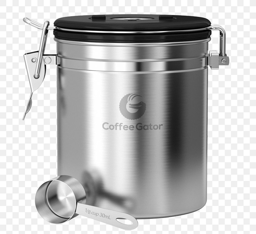 Coffee Stainless Steel Container Espresso, PNG, 750x750px, Coffee, Coffee Bean, Container, Cylinder, Edelstaal Download Free