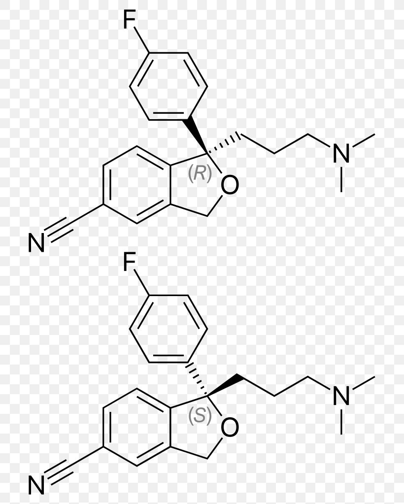 Escitalopram Selective Serotonin Reuptake Inhibitor Antidepressant Pharmaceutical Drug, PNG, 742x1023px, Escitalopram, Adverse Effect, Antidepressant, Area, Black And White Download Free