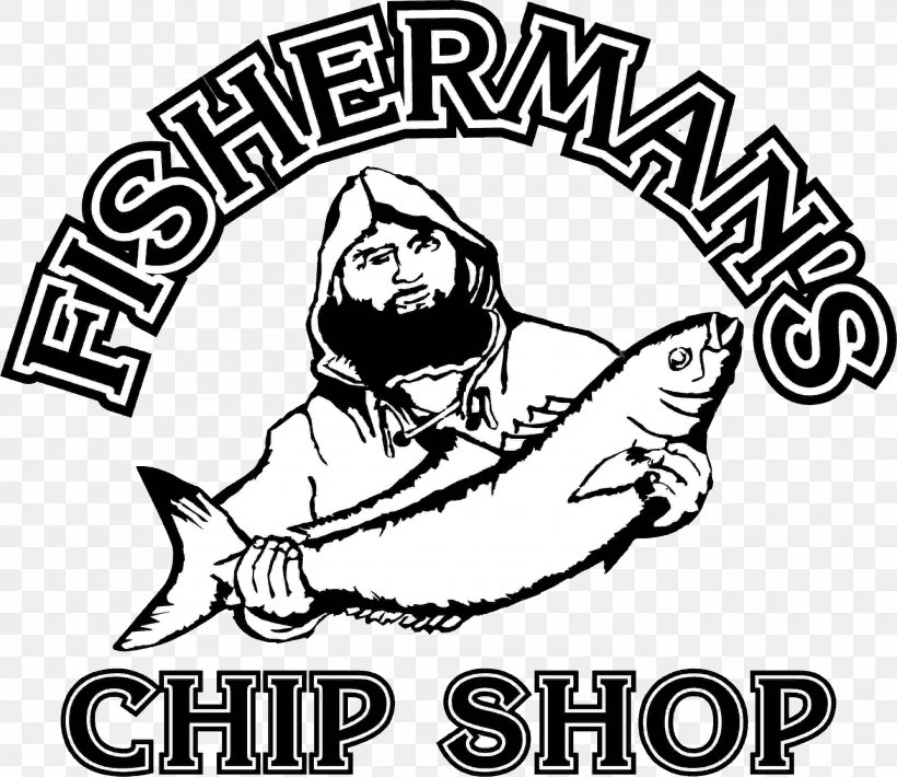 Fishermans Chip Shop Fish And Chips Take-out Restaurant Food, PNG, 2816x2440px, Fishermans Chip Shop, Area, Art, Artwork, Black Download Free