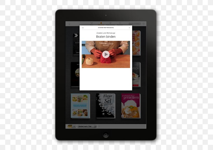 Multimedia HTML5 Video Cookbook Web Browser IPad, PNG, 480x580px, Multimedia, Android, Caramelization, Cookbook, Electronics Download Free