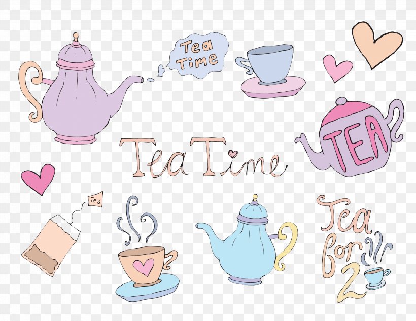 Tea Euclidean Vector, PNG, 3300x2550px, Tea, Drinkware, Material, Paper, Pink Download Free