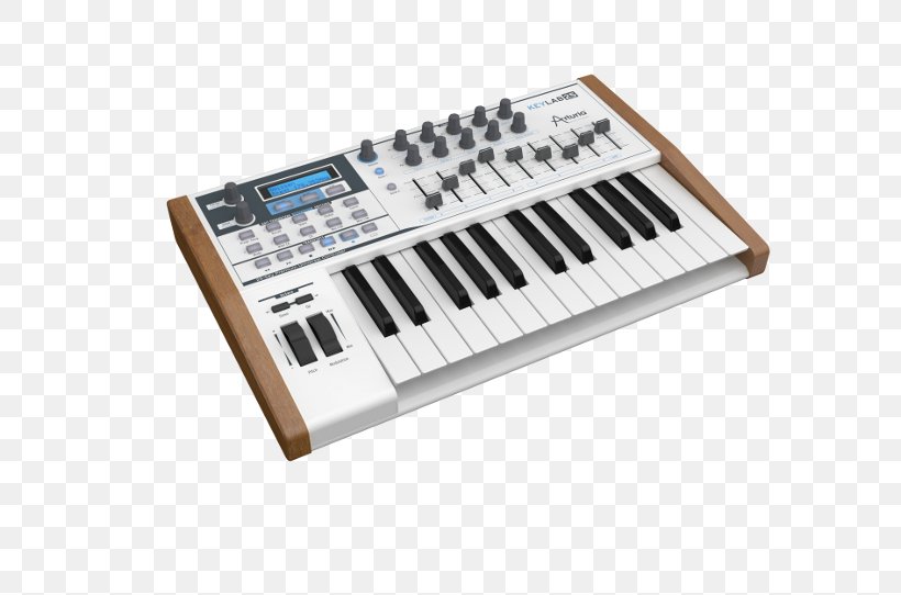 Arturia MIDI Keyboard MIDI Controllers Sound Synthesizers, PNG, 650x542px, Watercolor, Cartoon, Flower, Frame, Heart Download Free