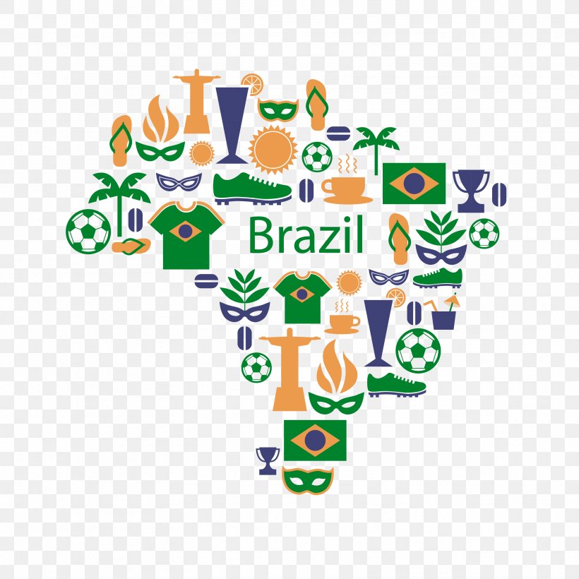 Brazil Euclidean Vector, PNG, 3333x3333px, Brazil, Area, Map, Number, Text Download Free