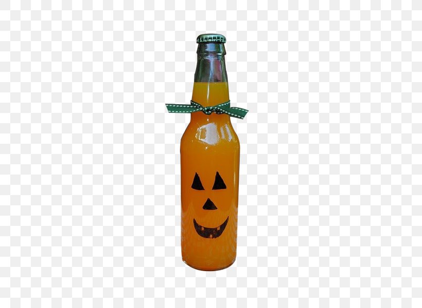 Halloween Pumpkin Holiday, PNG, 600x600px, Beer, Alcoholic Drink, Beer Bottle, Bottle, Creativity Download Free