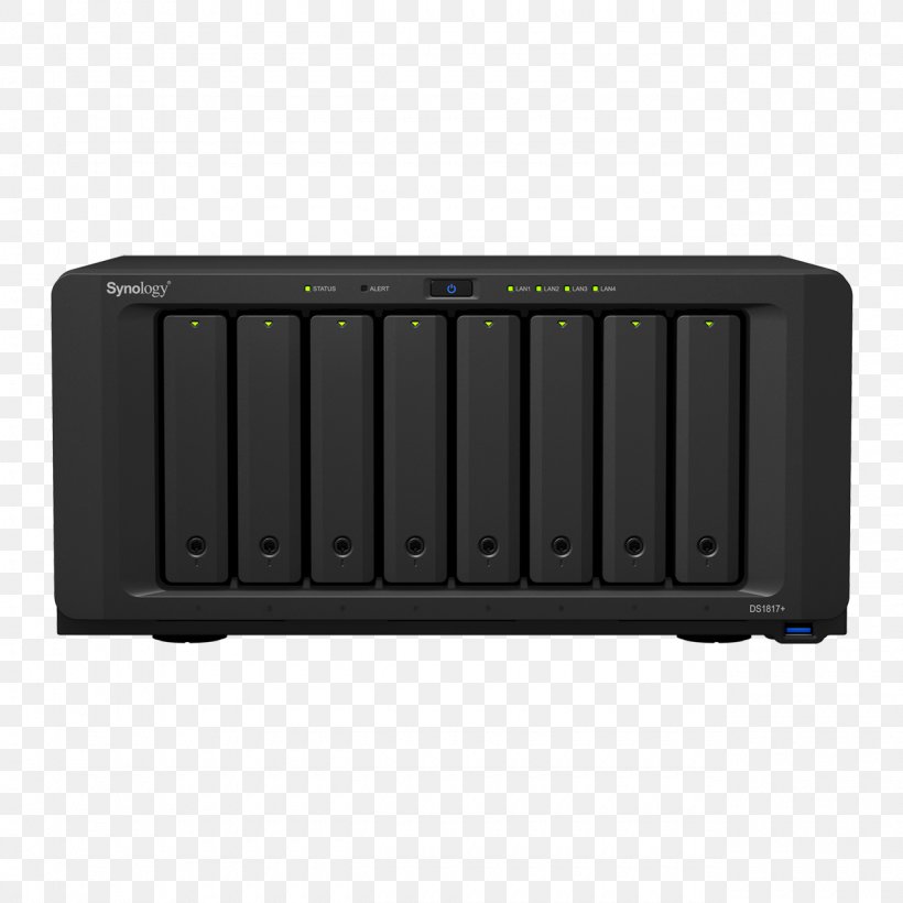 Network Storage Systems Synology Inc. Synology Disk Station DS1817+ Ethernet Hard Drives, PNG, 1280x1280px, Watercolor, Cartoon, Flower, Frame, Heart Download Free