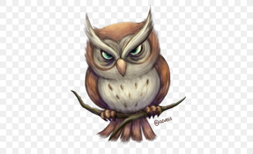 Owl Illustration Beak, PNG, 500x500px, Owl, Beak, Bird, Bird Of Prey Download Free
