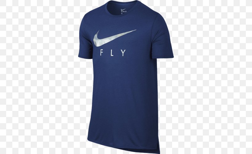 T-shirt Nike Dri-FIT Shoe, PNG, 500x500px, Tshirt, Active Shirt, Air Jordan, Blue, Clothing Download Free
