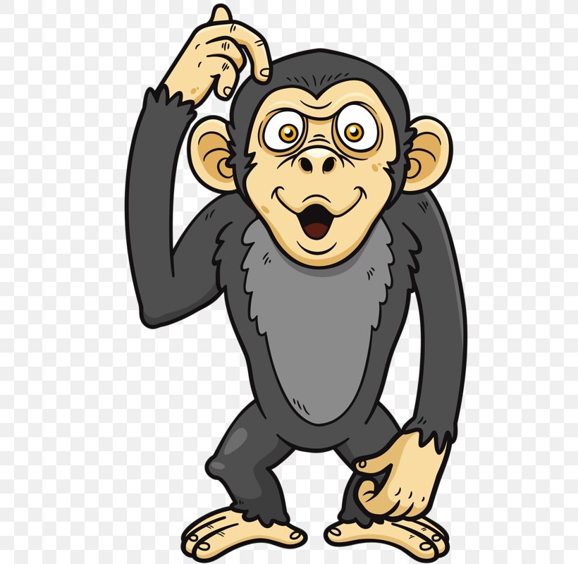 Cartoon Ape Monkey Illustration, PNG, 518x800px, Common Chimpanzee, Ape, Cartoon, Chimpanzee, Clip Art Download Free