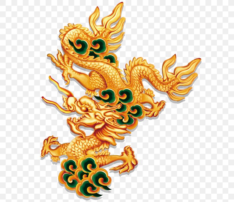 Dragon, PNG, 709x709px, Dragon, Chinese Dragon, Chinoiserie, Fictional Character, Gold Download Free