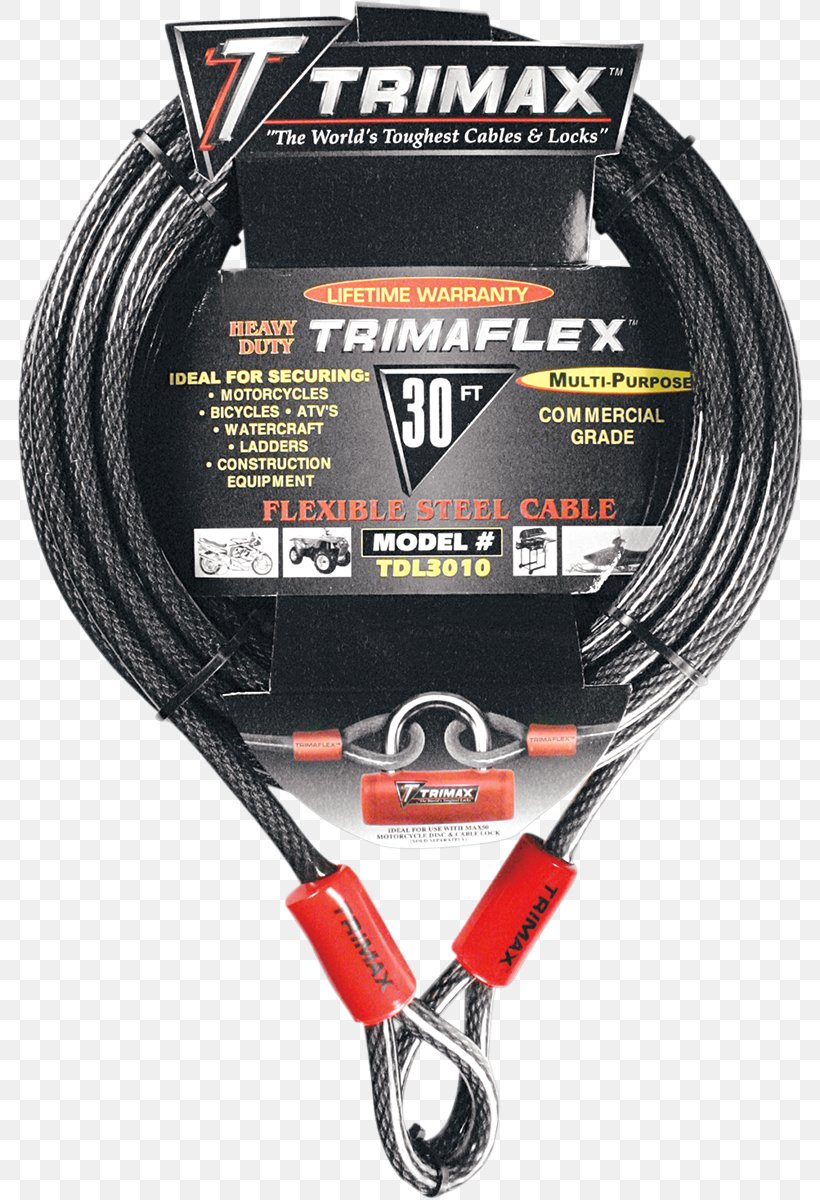 Electrical Cable Vlmoto Motorcycle Chain Trimax Dual Loop Cable TDL, PNG, 788x1200px, Electrical Cable, Bicycle, Bicycle Lock, Cable, Chain Download Free