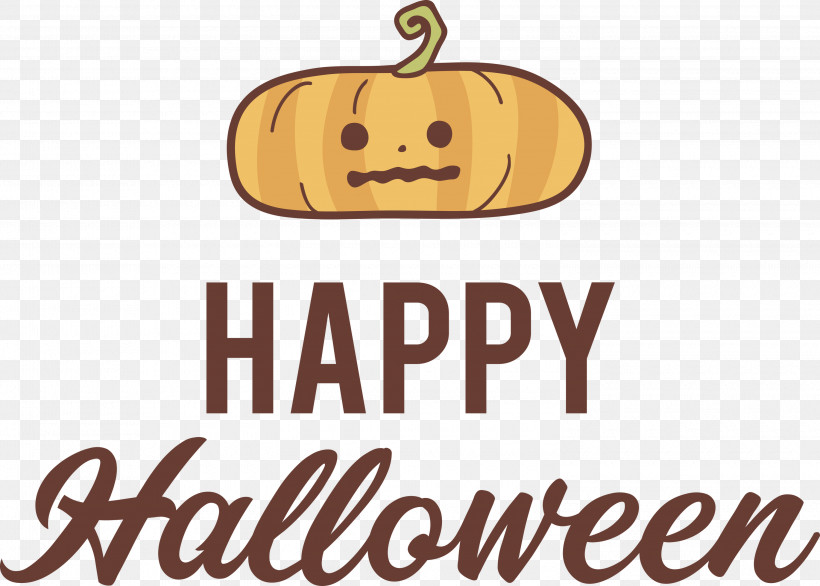 Happy Halloween, PNG, 3000x2144px, Happy Halloween, Cartoon, Fruit, Geometry, Happiness Download Free