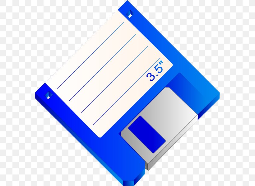 Floppy Disk Disk Storage Clip Art, PNG, 597x597px, Floppy Disk, Area, Blue, Brand, Disk Storage Download Free