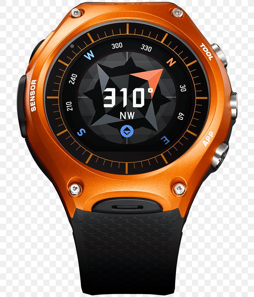 The International Consumer Electronics Show Casio Smart Outdoor Watch WSD-F10 Smartwatch, PNG, 720x956px, Casio Smart Outdoor Watch Wsdf10, Brand, Calculator Watch, Casio, Casio Pro Trek Smart Wsdf20 Download Free
